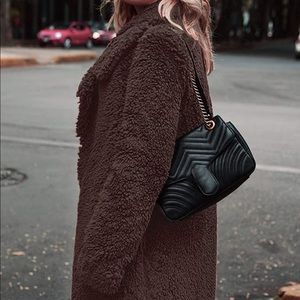Chocolate Brown Teddy Coat